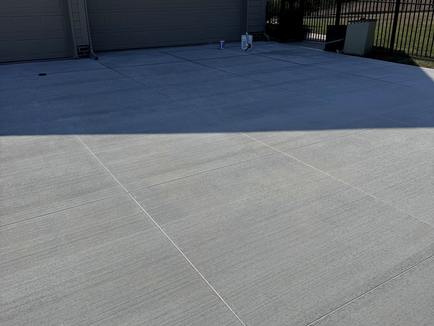 Sealed concrete driveway in Omaha